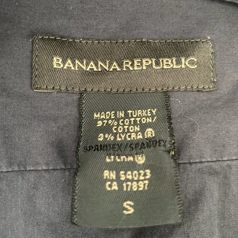 Men's Blue Shirt banana republic Size Small